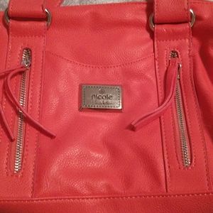 Nicole Miller Coral Handbag 👜